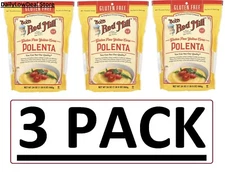 3 PACK - Bob's Red Mill Gluten Free Yellow Corn Polenta, 24 oz  (Total 72 oz)