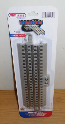 WILLIAMS by BACHMANN 00282 E-Z TRACK TERMINAL STRAIGHT 10'' O GAUGE TRAIN LAYOUT