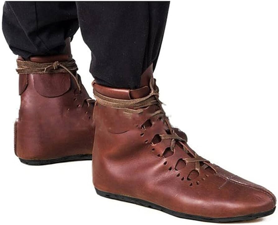 Roen×ANACHRONISM BOOTS SCA (Society for Creative Anachronism) boots Handmade leather