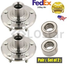 Front Pair Wheel Hub Bearing Set Honda Pilot 2003-2004 Acura Mdx 2001-2002