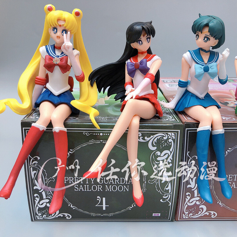 Sailor Moon Break Time Mercury Mars Venus Jupiter Figure PVC with