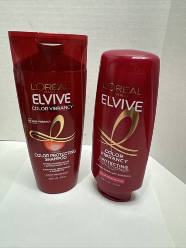 L'Oreal Paris Elvive Color Vibrancy Protecting Shampoo & Conditioner 12.6 fl oz - Picture 9 of 9