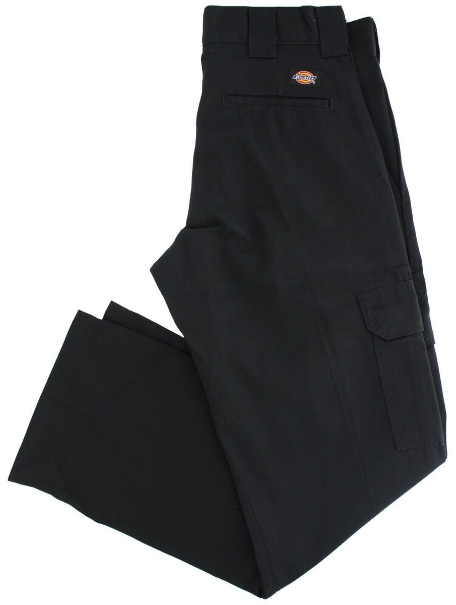 Dickies LP600BK Cargo Pants 36X34 Relaxed Straight Fit, 6-Pocket
