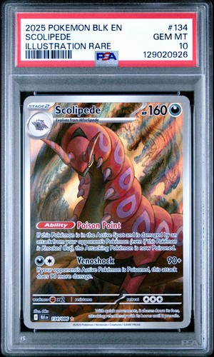 Scolipede graded PSA 10 for sale on eBay