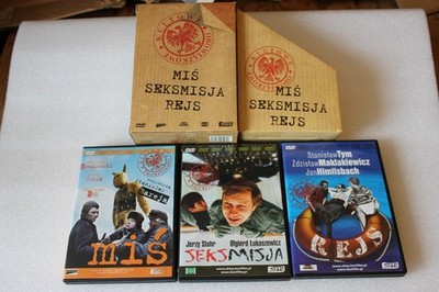 BOX Seksmisja + Rejs + Miś 3DVD - POLSKIE FILMY