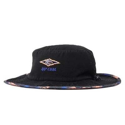 Rip Curl Mens Weekender Mid Brim Bucket Hat - Black - L/XL