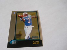 KEVIN DYSON ROOKIE CARD TENNESSEE TITANS 1998 BOWMAN CHROME. rookie card picture