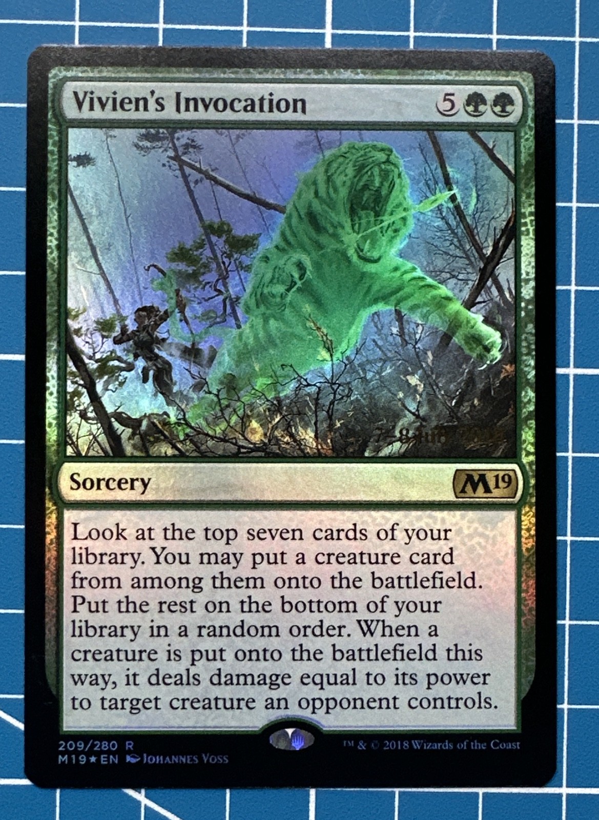 Vivien's Invocation Prerelease Cards Foil