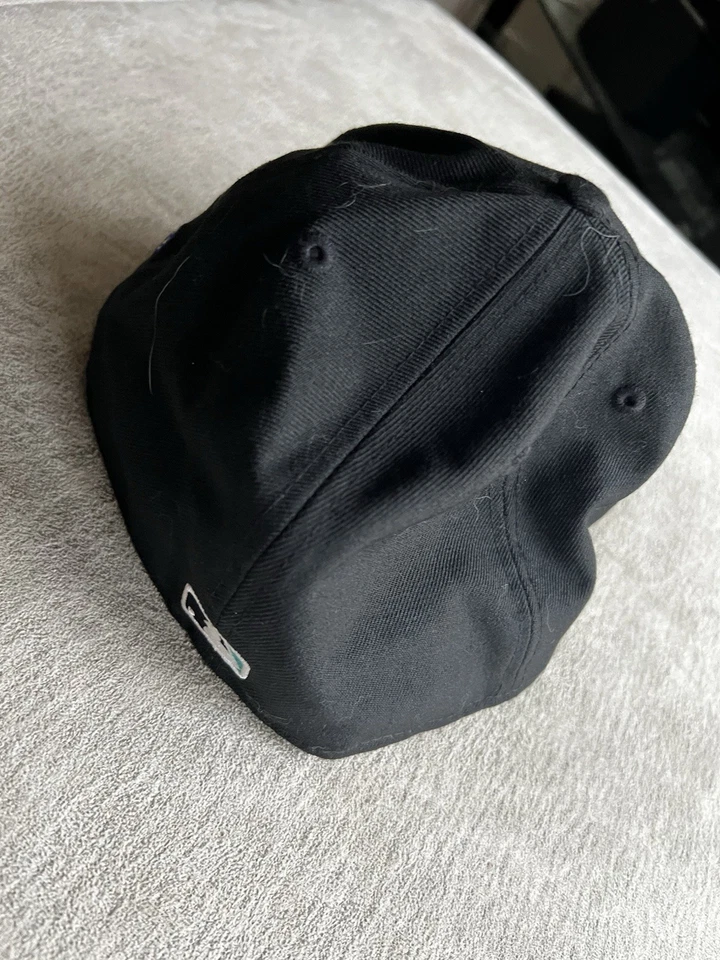 De colección Florida Marlins New Era 1997 Serie Mundial Cooperstown 59FIFTY Sombrero 7 1/2 Foto 3 de 4