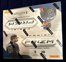 2020 Panini Prizm Quick Pitch Baseball Factory Sealed Box Silver Prizm Autograph