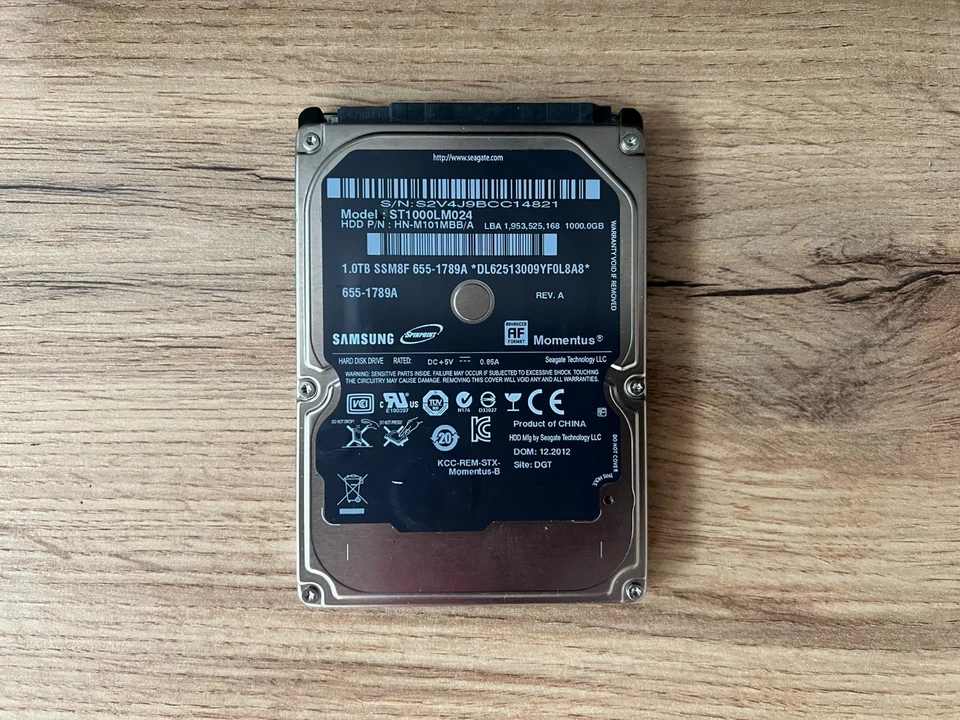 1TB Festplatte HDD 2,5 Zoll mit Windows 11 Pro 25H2 für Notebook Laptop und PC - Bild 2 von 3