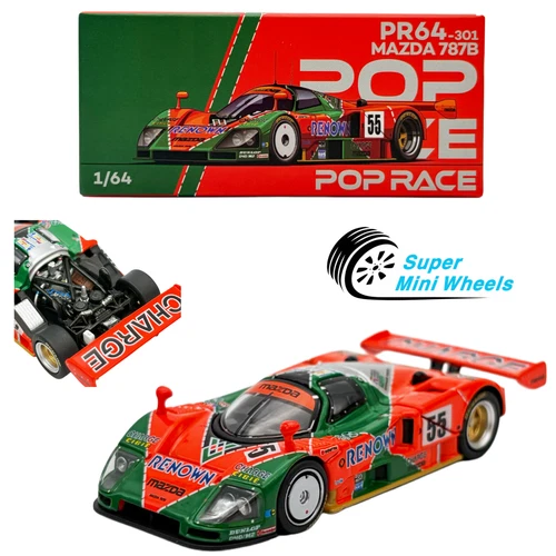 Pop Race 1:64 Mazda 787B Le Mans 1991 24H #301