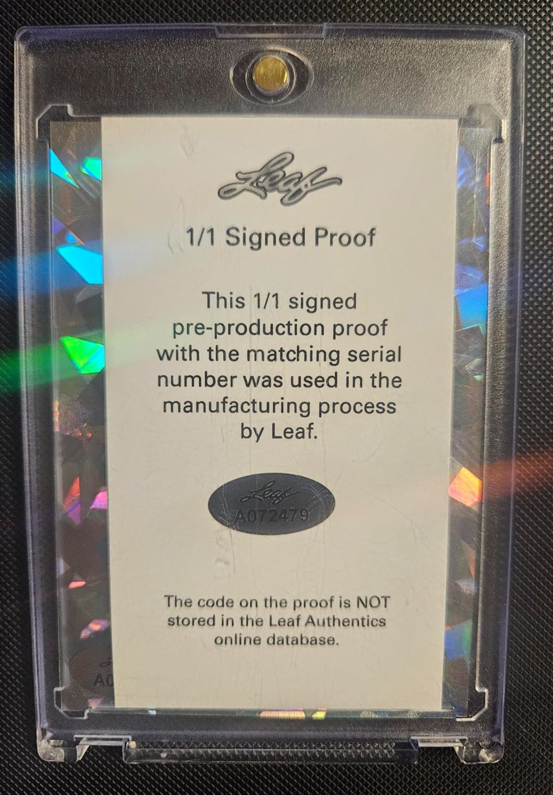 2022 Leaf Metal Seiya Suzuki Auto 1/1 Zebra Cracked Ice Proof Cubs view 5