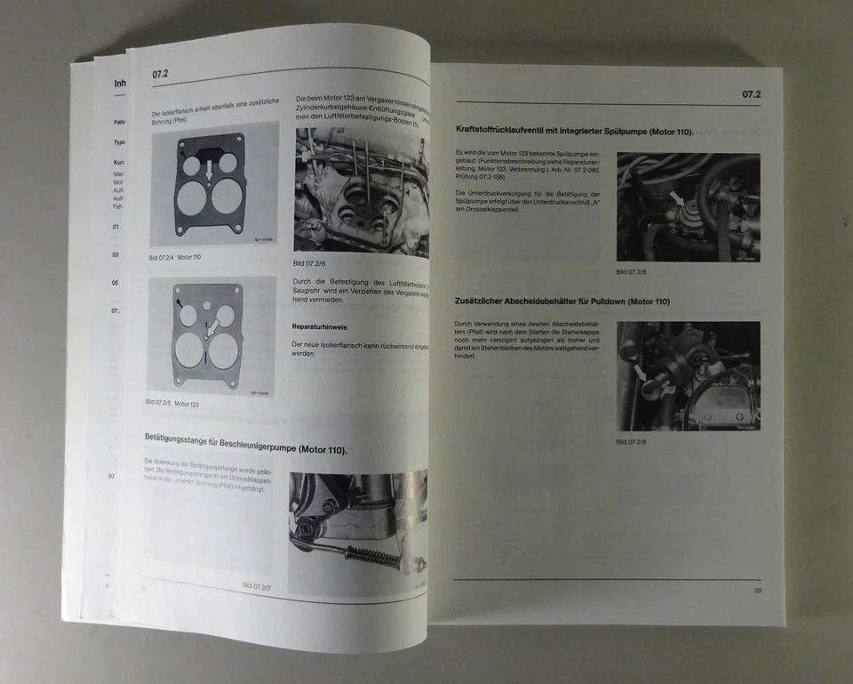 Manual de taller Mercedes C126 380 / 500 SEC + novedades W123 etc. de 09/1981 Foto 4 de 4