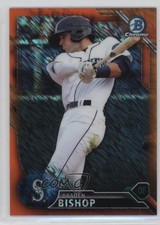 2016 Bowman Chrome Prospects Orange Shimmer Refractor Braden Bishop #BCP243 3f0