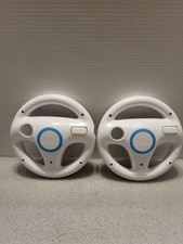 Wii Mario Kart Cart Racing Steering Wheels Set Of 2 Original Holds Remote