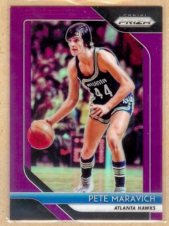 2018-19 PANINI PRIZM PURPLE PRIZM #255 PETE MARAVICH 23/75!!