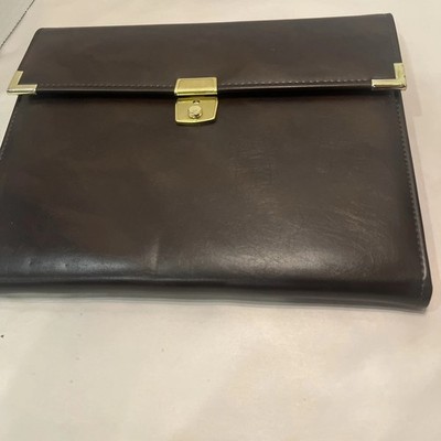 NEW Vintage Inteli-Design ID-5 faux leather Case With Calculator, Cardholder Etc