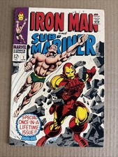 Iron Man and Sub-Mariner #1 Marvel Comics 1968 FN Gene Colan Art