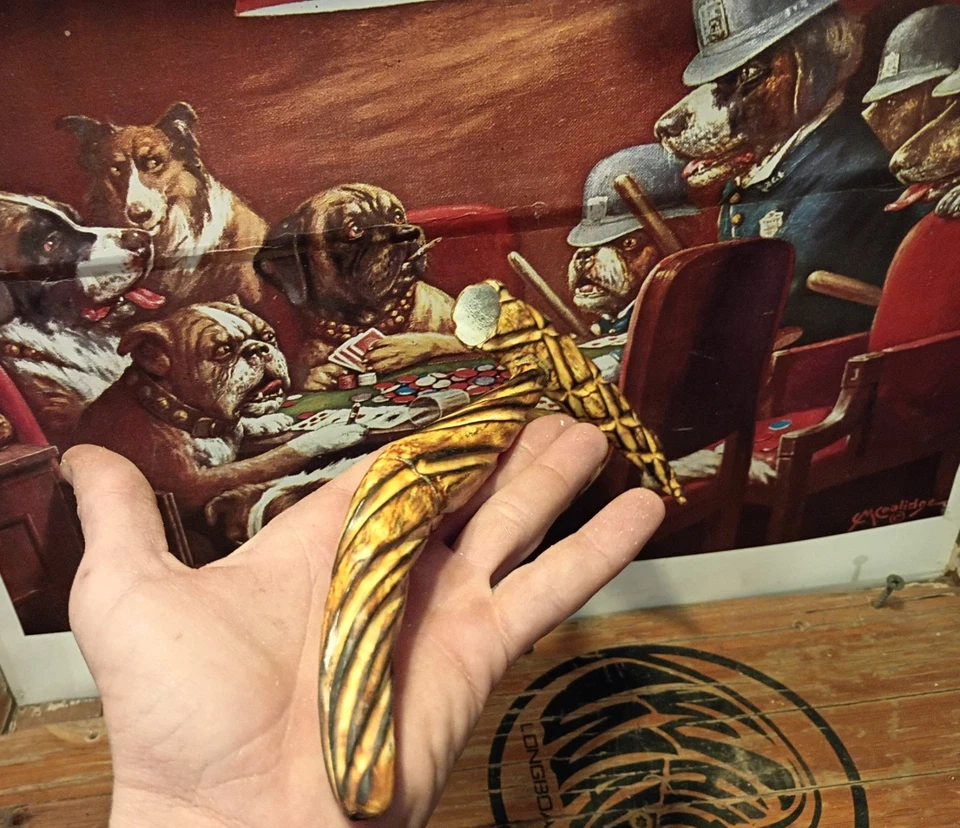 deer antler tobacco pipe - Image 4 of 4