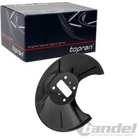 Topran Spritzblech Bremsscheibe Hinterachse Links Passend FÜR Ford Fiesta Focus