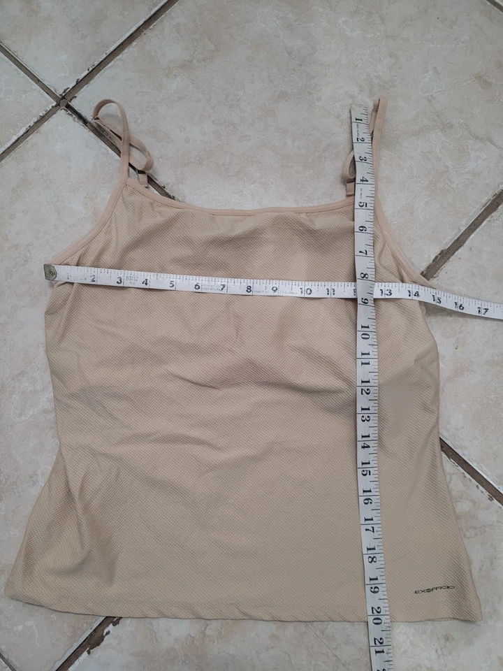 Camiseta sin mangas grande de nailon Exofficio para mujer Cami Top para senderismo al aire libre atlética Foto 3 de 4