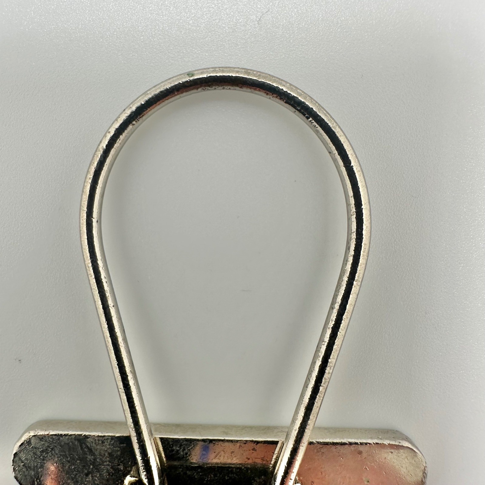 Authentic Prada Triangle Logo Key Ring Keychain Y… - image 10