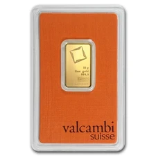 10 gram Gold Bar - Valcambi (In Assay)
