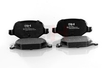 GH Bremsbelagsatz, Scheibenbremse Hinterachse U.A. FüR Abarth, Fiat, Lancia