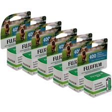FUJIFILM 400 Color Negative Film 35mm Roll Film, 36 E Unitposures - 6 Pack