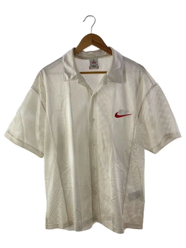 Chemise Supreme manches courtes 24SS x Nike Mesh S Blanc L Polyester WHT Occasion