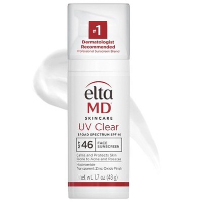 New Elta MD Clear Face Sunscreen SPF 46 Skincare & UV Protection Sunscreen