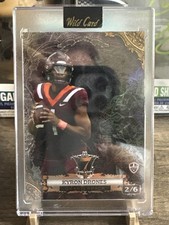 2024 Wild Card 7 Kyron Drones Clubs Flourishes PURPLE #/6