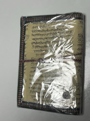 Recycled Hand Made Notebook New With Cloth Edges And Paisley Design - Picture 4 of 4