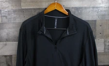 Ten Thousand Pullover Mens XL Black Versatile Mock Neck 1/4 Zip Athletic Shirt