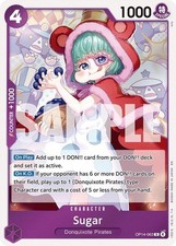 Sugar OP14-063 Rare The Azure Sea's Seven One Piece Foil Near Mint