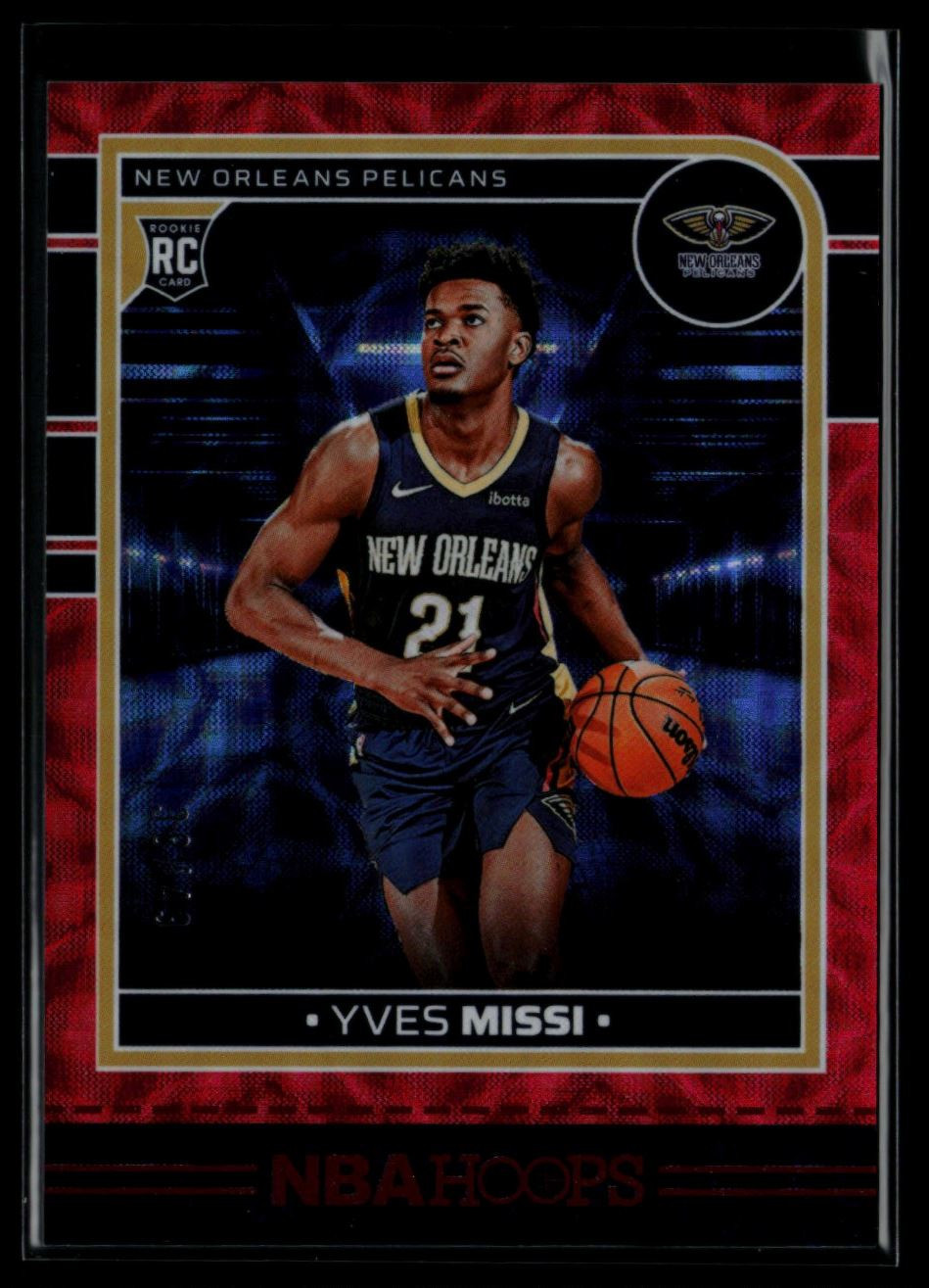 YVES MISSI 2024-25 Panini Hoops Red Scope #251 RC /49 New Orleans Pelicans