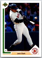 ⚾ 1991 Upper Deck #735b Jack Clark Boston Red Sox