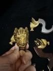 Vintage Gold Decorative Dragon Heads And Feet To Adorn Any Woodwork Project Lot — photo 8