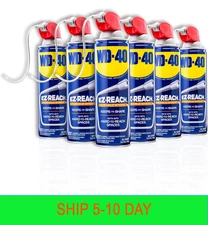 WD-40 Original Formula, Multi-Use Product, EZ-REACH Flexible Straw, 14.4 OZ [6-P