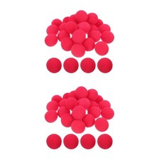 Set of 2 Clown Nose Sponge Ball Child Cosplay Prop Decor Carnival Supply