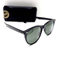 Ray-Ban Wayfarer II RB2185 Black Frame/G-15 Green Polarized Lenses 55-18