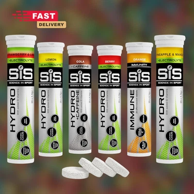 SiS GO Hydro Electrolyte tablets for Hydration Zero Sugar Suitabl Vegetarian UK