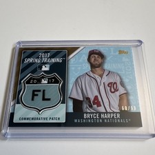 Topps MLB Spring Training Logo Patch Bryce Harper #MLBST-BH Gold /99