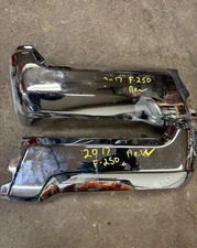 FO1102386 Rear Bumper Face Bar Ends For 2017-2022 Ford F250 F350 W/O Sensor Hole