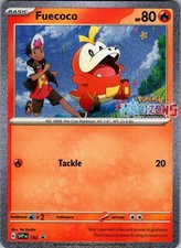 how much is a shiny fuecoco pokemon card worth [R] Tackle (20) Weakness / Resistance / Retreat Cost Fuecoco: discover Pokmon 0909 and