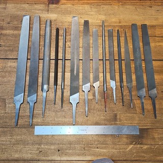 MACHINIST Tools Metal Files SET ☆ NICHOLSON File & Rasp Lot ☆SHARP! ☆Swiss/USA