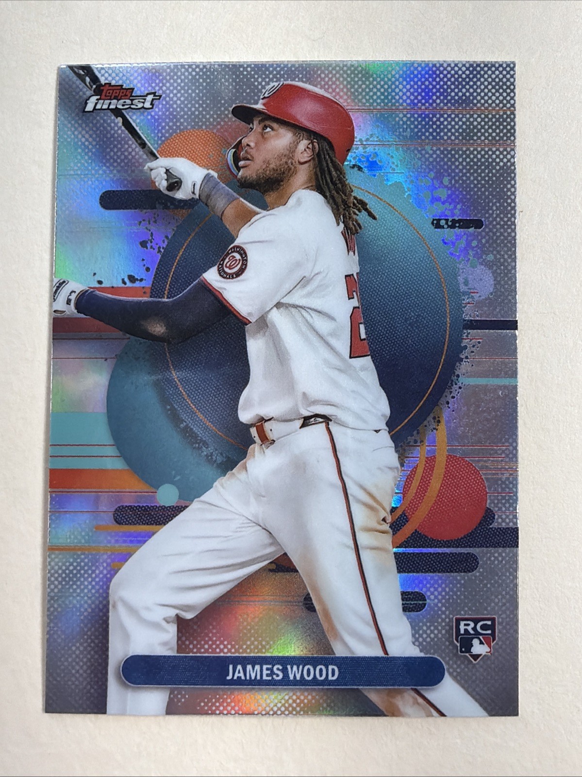 2025 Finest #200 James Wood Refractor Rookie RC Washington Nationals Uncommon