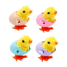 Vintage Baby Chick Pecking Wind up Toy Cartoon Creative Vintage Wind up Toy