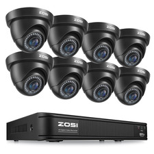 ZOSI CCTV 8 Camera System 1080P 8CH DVR Home Outdoor Kit Remote Access IR Night